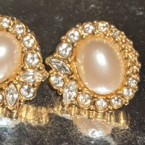 Gold+Pearl Earrings